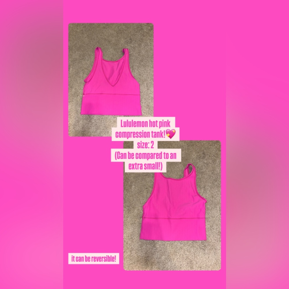 Lululemon V-back hot promo compression bra